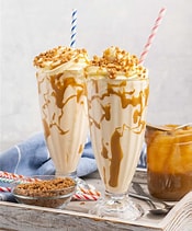 Butter scotch milk shake