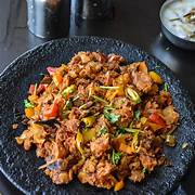 Egg chilli parotta