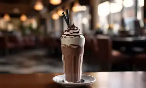 Chocolate milk shake