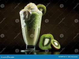 Kiwi milk shake