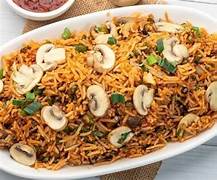 mushroom schezwan fried rice