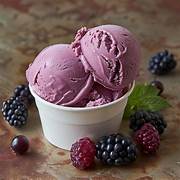 Blackcurrent icecream