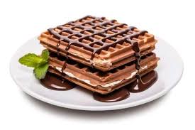 Chocolate nuts Waffles