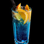 Deep blue mojitos